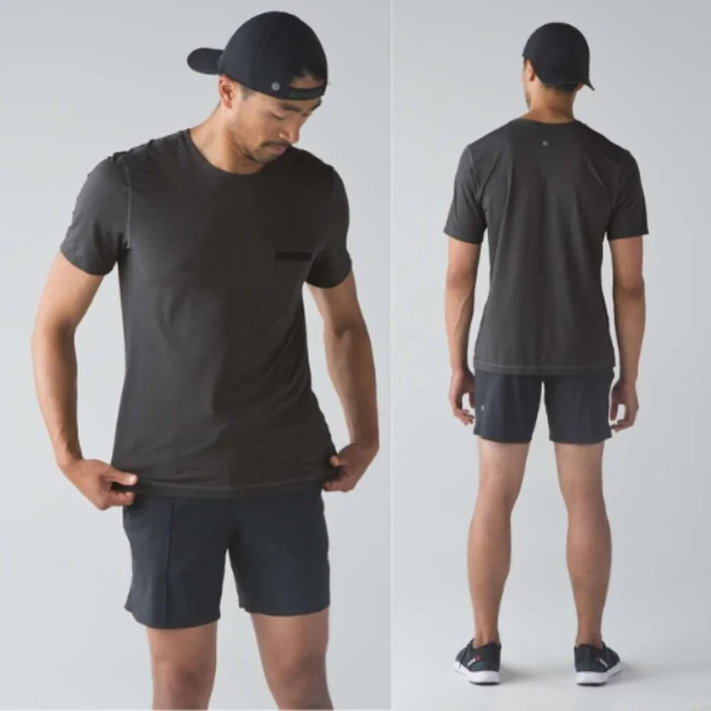 Lululemon R.A.D. Short Sleeve T-Shirt Heathered Black 21071